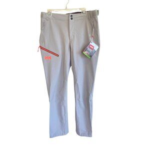 NWT Helly Hansen Women’s L Odin Muninn 2.0 Shell Pants Gray MSRP$200